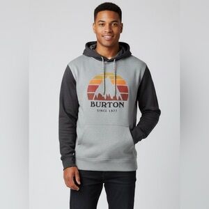 Burton Snowboard Oak Pullover Hoodie Men’s Size Small